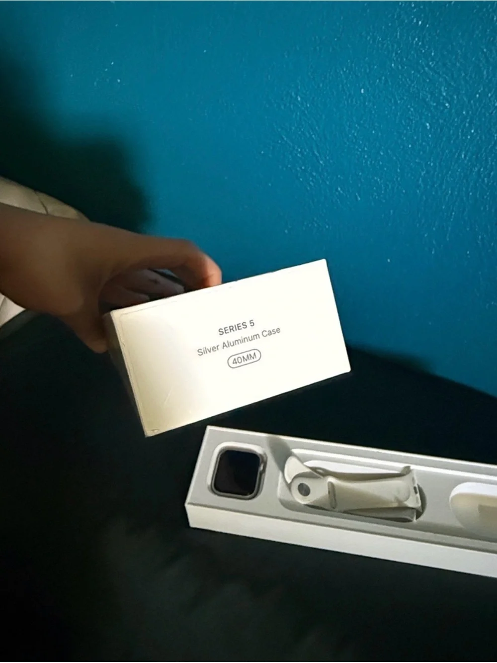 White Apple Watch with White Sport Band - Electronics Wearable